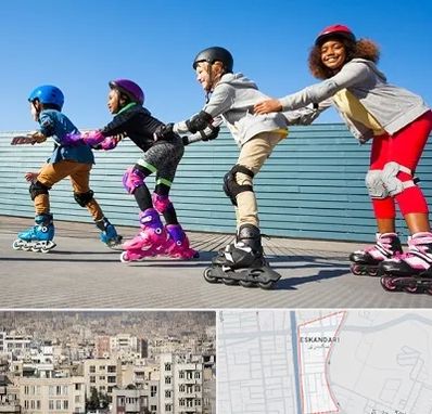 کلاس اسکیت در اسکندری