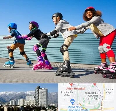 کلاس اسکیت در شهرک غرب 