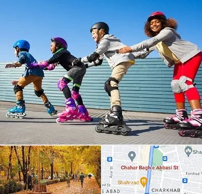 کلاس اسکیت در چهارباغ اصفهان