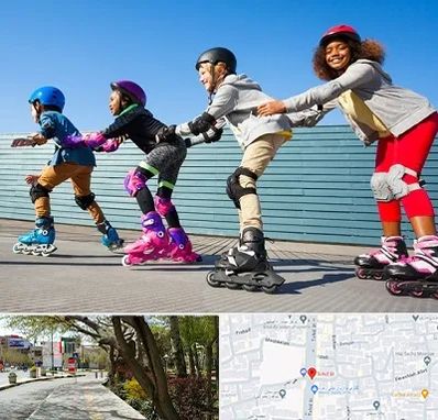 کلاس اسکیت در خیابان توحید اصفهان