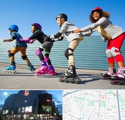 کلاس اسکیت در بلوار اباذر
