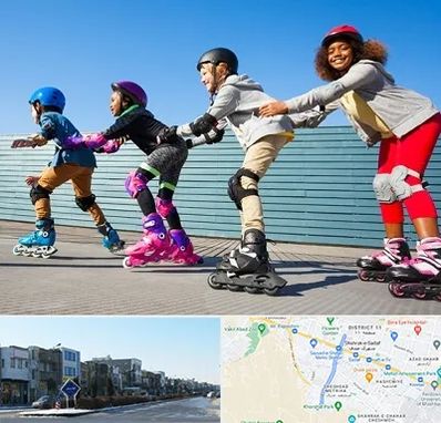 کلاس اسکیت در شریعتی مشهد