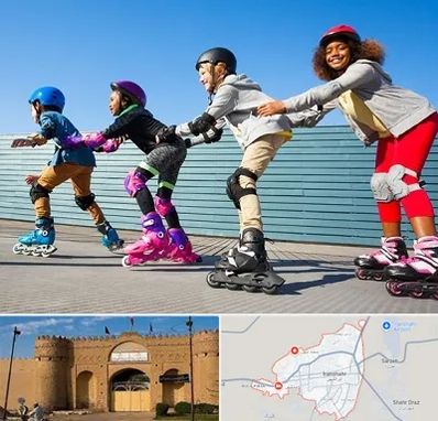 کلاس اسکیت در ایرانشهر