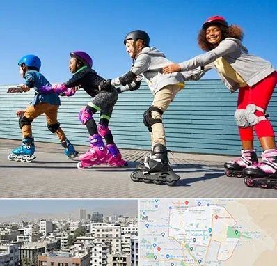 کلاس اسکیت در منطقه 14 تهران 