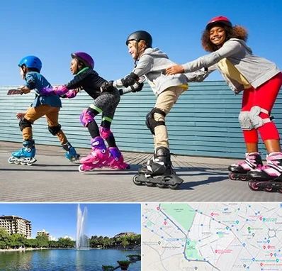 کلاس اسکیت در کوهسنگی مشهد