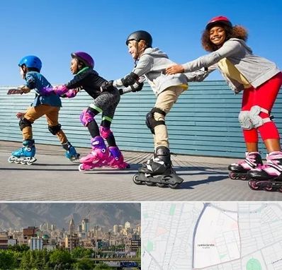 کلاس اسکیت در جمشیدیه