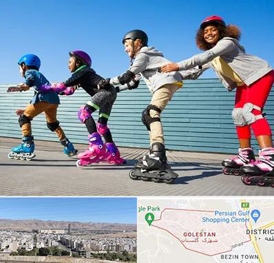کلاس اسکیت در شهرک گلستان شیراز