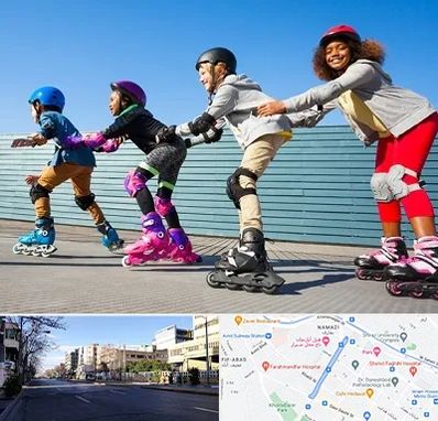 کلاس اسکیت در خیابان ملاصدرا شیراز