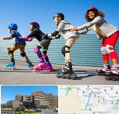 کلاس اسکیت در صیاد شیرازی مشهد