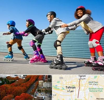 کلاس اسکیت در ولیعصر 