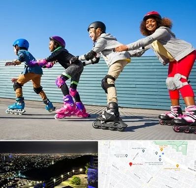 کلاس اسکیت در هفت تیر مشهد