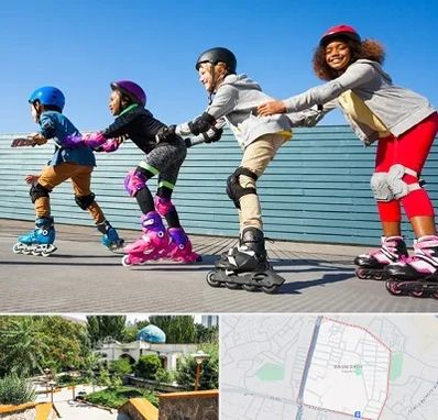 کلاس اسکیت در باغمیشه تبریز