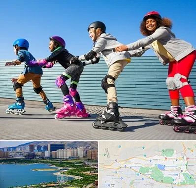 کلاس اسکیت در منطقه 22 تهران 