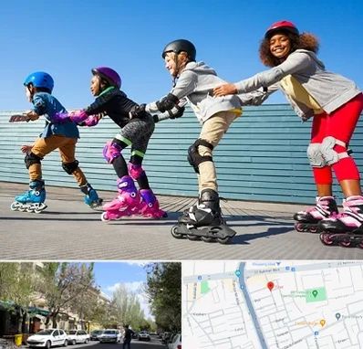 کلاس اسکیت در کوی فیروز تبریز