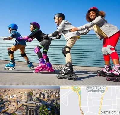 کلاس اسکیت در استاد معین 