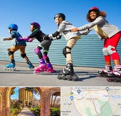 کلاس اسکیت در شهر ری