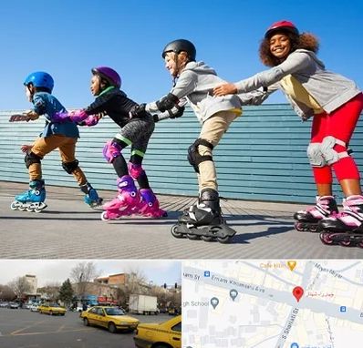 کلاس اسکیت در شهناز تبریز