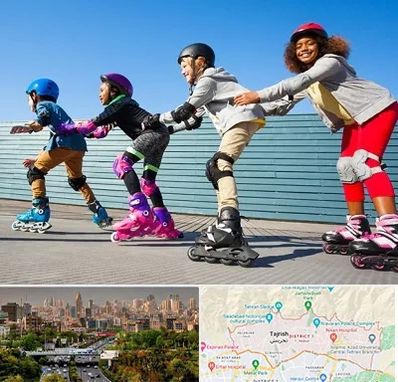 کلاس اسکیت در منطقه 1 تهران 