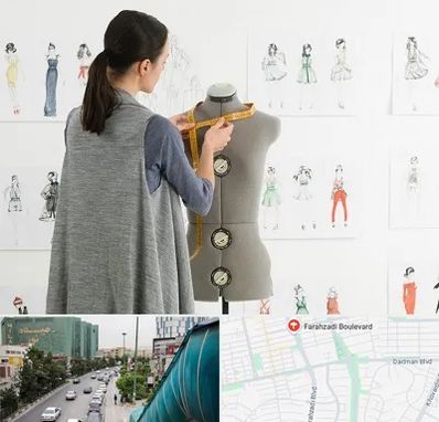 آموزشگاه طراحی لباس سینما در بلوار فرحزادی