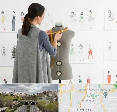 آموزشگاه طراحی لباس سینما در یوسف آباد 