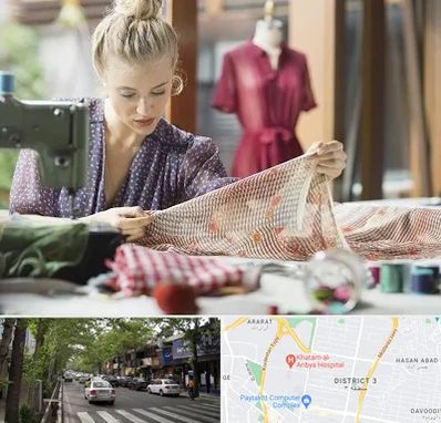 آموزشگاه طراحی پارچه در ظفر 