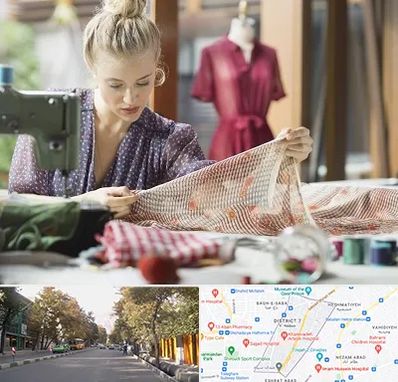 آموزشگاه طراحی پارچه در شریعتی 