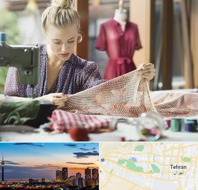 آموزشگاه طراحی پارچه در غرب تهران 