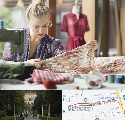 آموزشگاه طراحی پارچه در بلوار معلم رشت 