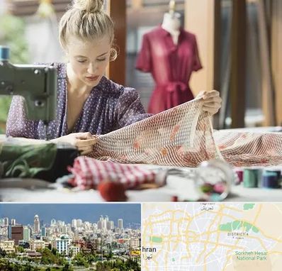 آموزشگاه طراحی پارچه در شرق تهران 