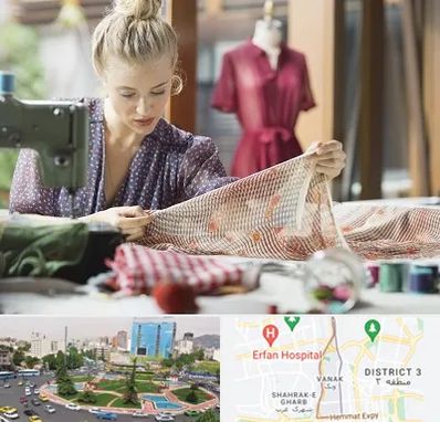 آموزشگاه طراحی پارچه در ونک 