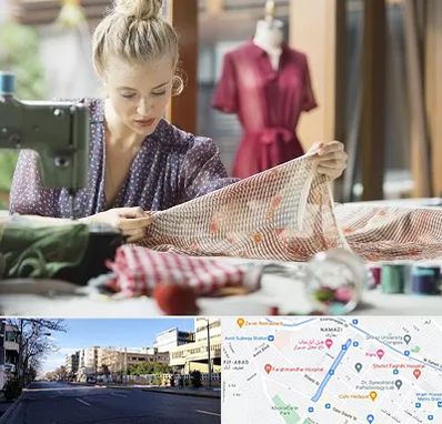 آموزشگاه طراحی پارچه در خیابان ملاصدرا شیراز