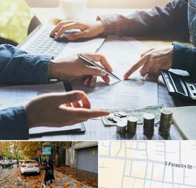 موسسه حسابداری در خیابان فلسطین