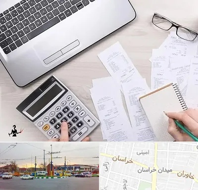 خدمات مالی و مالیاتی در میدان خراسان