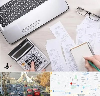 خدمات مالی و مالیاتی در خیابان آزادی 