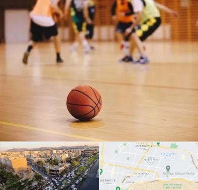 کلاس بسکتبال در تهرانپارس