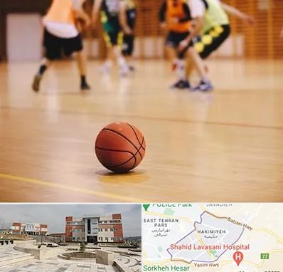 کلاس بسکتبال در حکیمیه