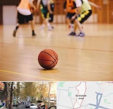 کلاس بسکتبال در کاشانک