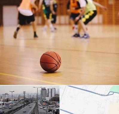 کلاس بسکتبال در بلوار ارتش