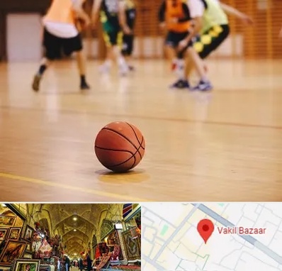 کلاس بسکتبال در بازار وکیل شیراز