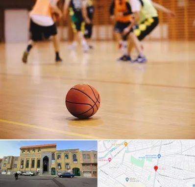 کلاس بسکتبال در زنبیل آباد قم