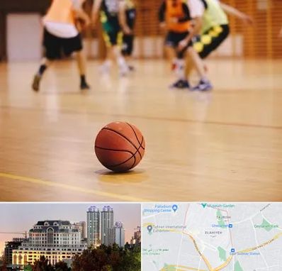 کلاس بسکتبال در فرشته