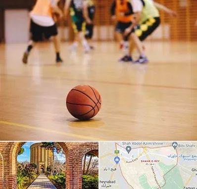 کلاس بسکتبال در شهر ری
