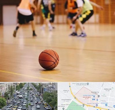 کلاس بسکتبال در گلشهر کرج