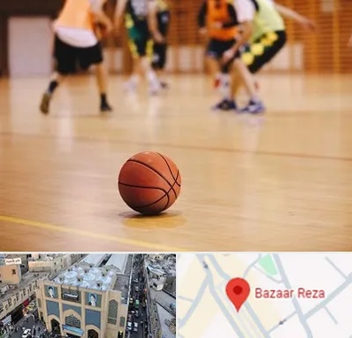 کلاس بسکتبال در بازار رضا مشهد