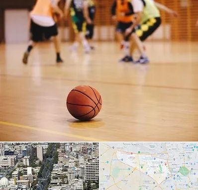 کلاس بسکتبال در منطقه 18 تهران