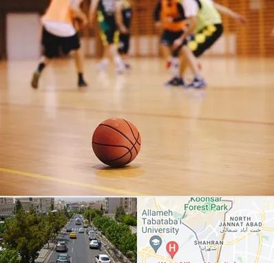 کلاس بسکتبال در شهران