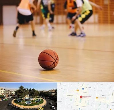 کلاس بسکتبال در هفت حوض