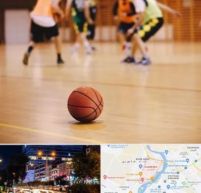 کلاس بسکتبال در کیانپارس اهواز