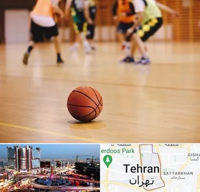 کلاس بسکتبال در صادقیه تهران