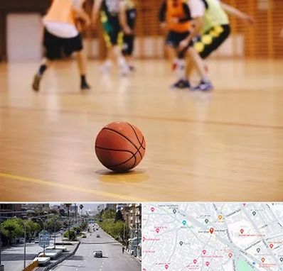 کلاس بسکتبال در خیابان زند شیراز